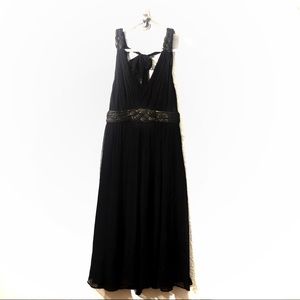 BCBG Maxazria Black/Gold Dress, size 2
